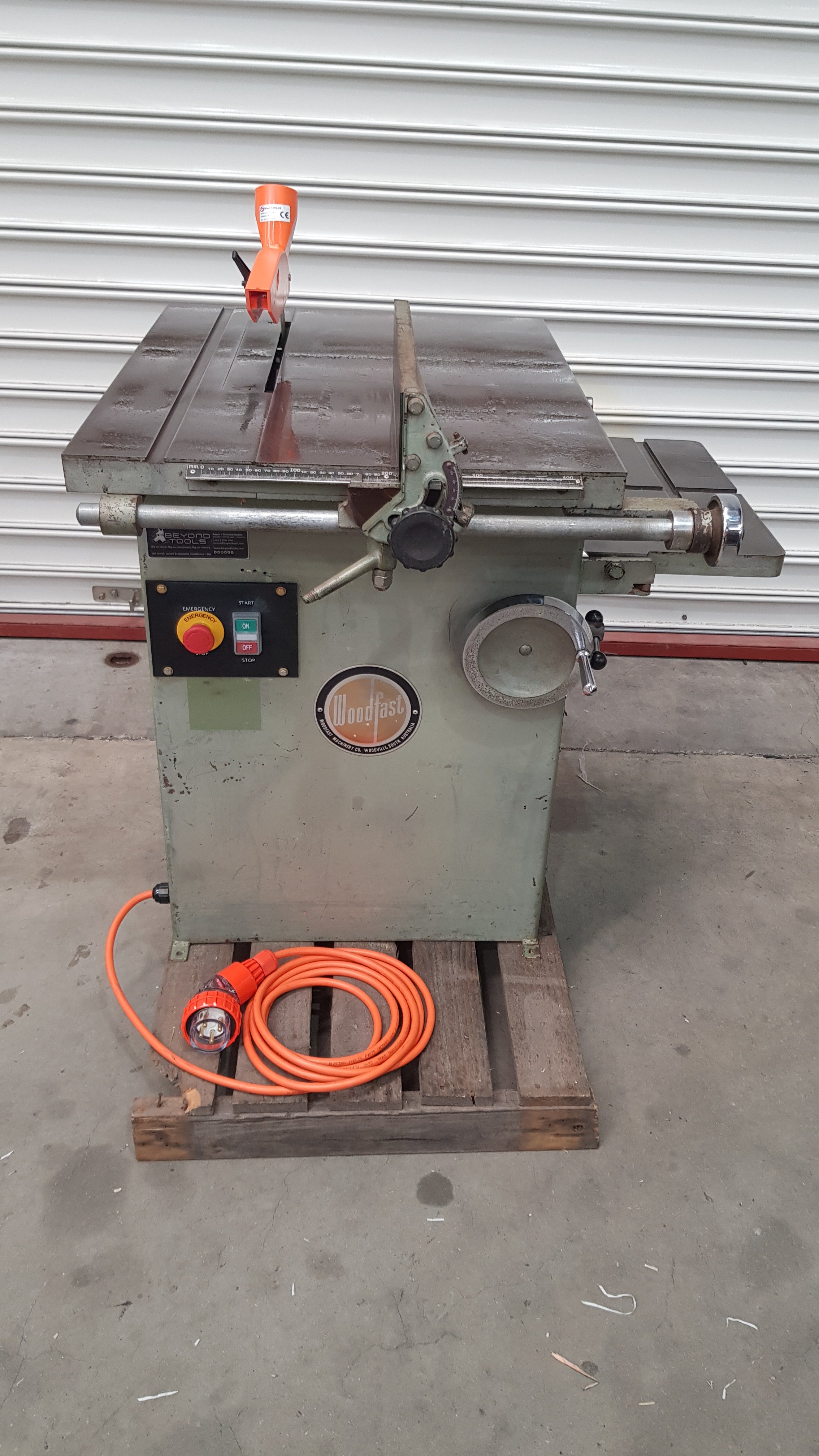 *Pre-Loved* 300mm 415V 10AMP Hand Table Saw 4 Pin 1976 CS300 by Woodfast